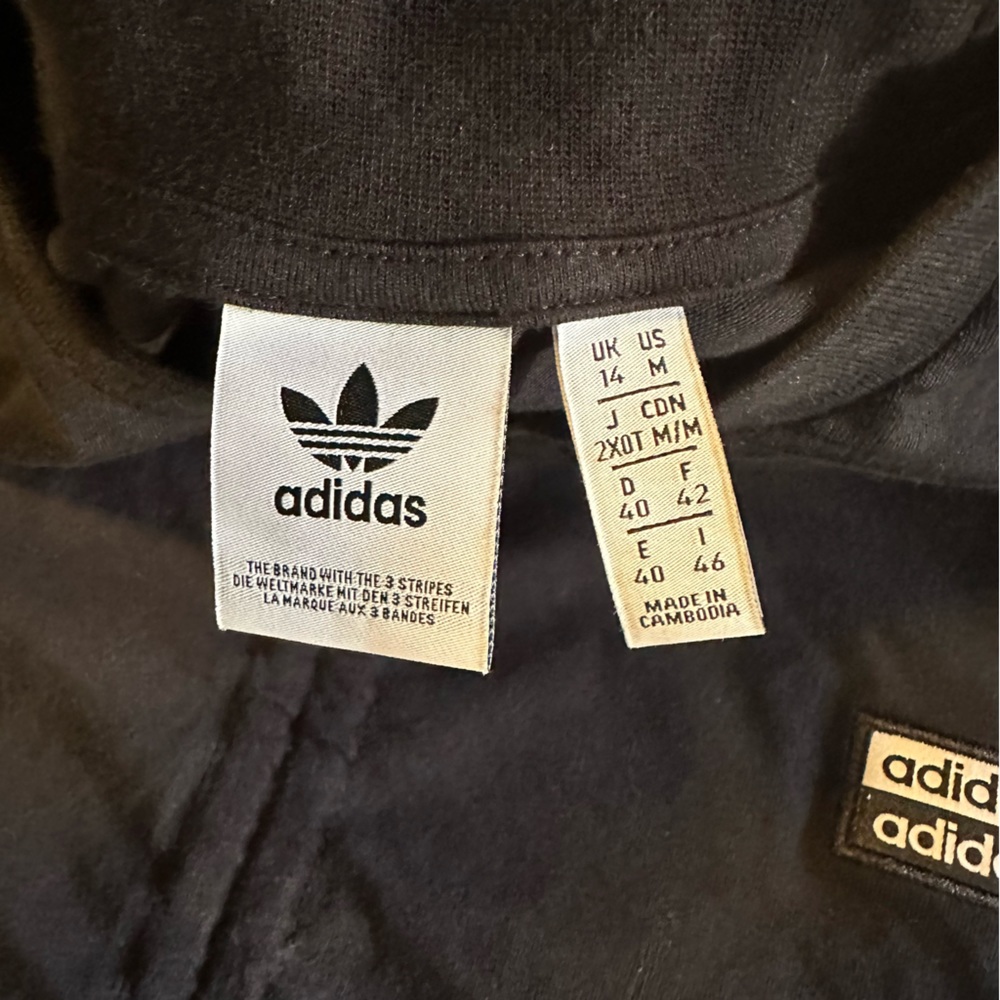 Adidas Ruched Drawstring Cropped Tee - Picture 4 of 5